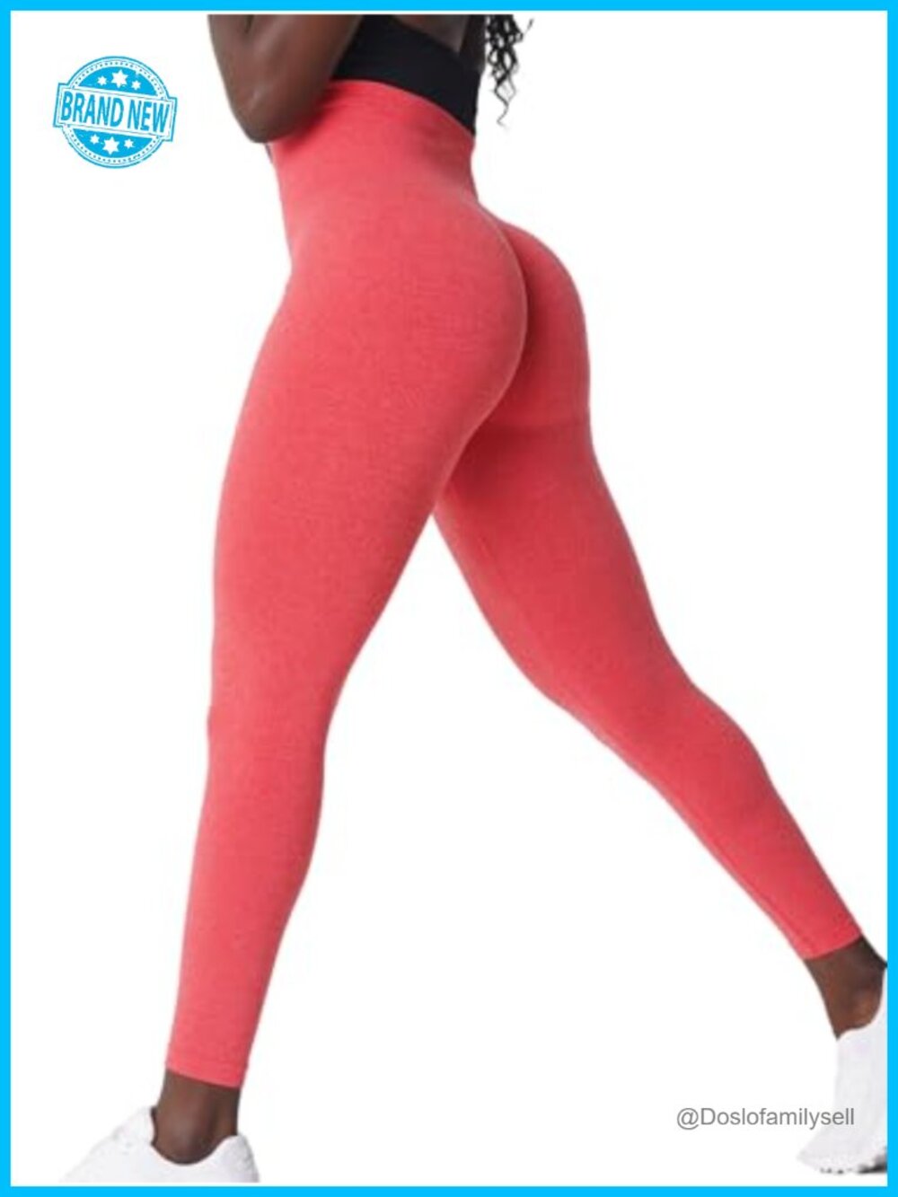 Seamless High Waist Tummy Control Workout Leggings No Scrunch Yoga Pants